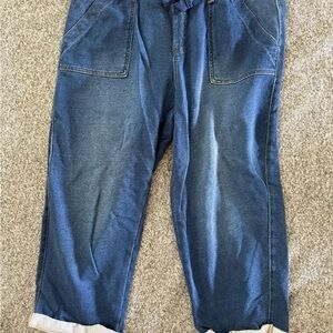 Casual Blue Denim Pants